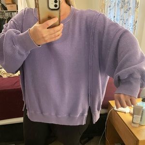 big hug waffle sweater